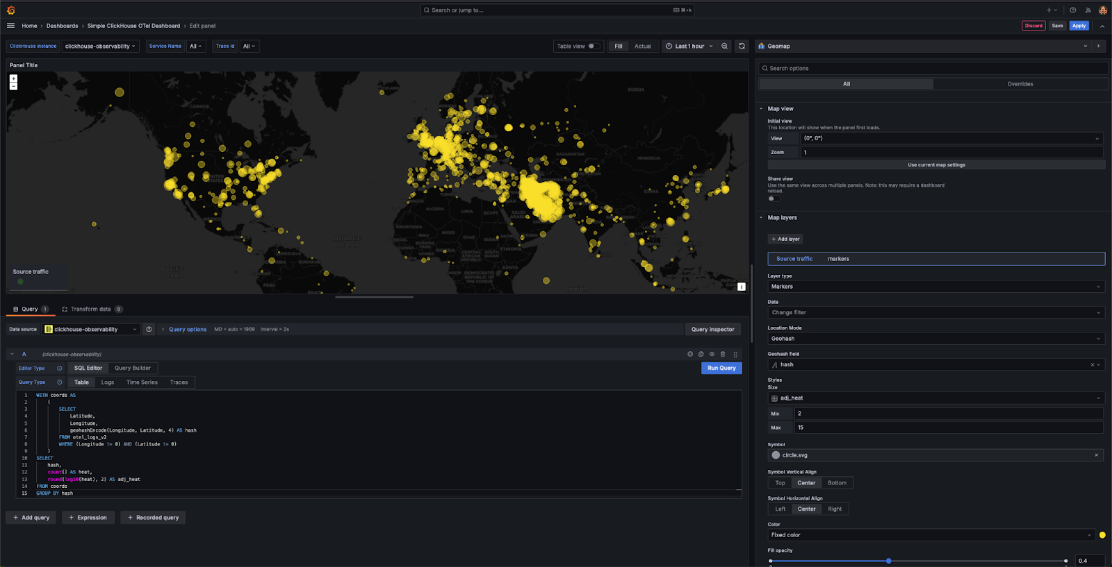 Visualizing geo data
